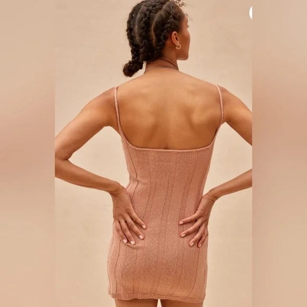 Free People Beach Women's Stellar Knit Mini Slip Dress Size Medium NWT FP Beach - Picture 9 of 9